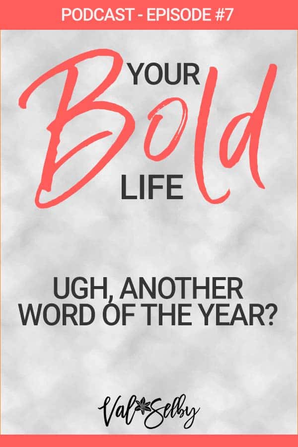choosing word of the year podcast